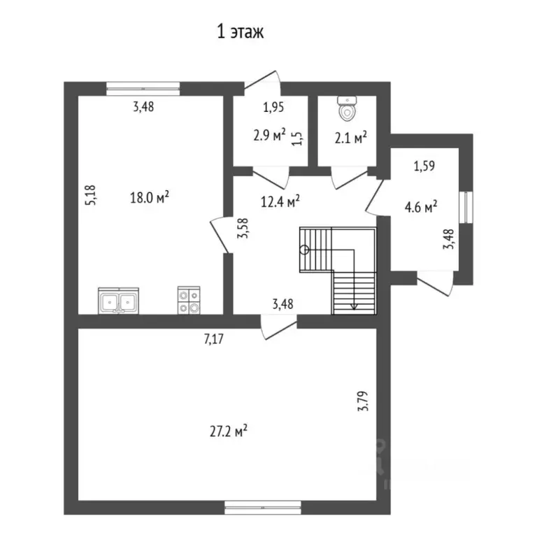 Коттедж в Тюменская область, Тюмень ул. Рябиновая, 63 (146 м) - Фото 2