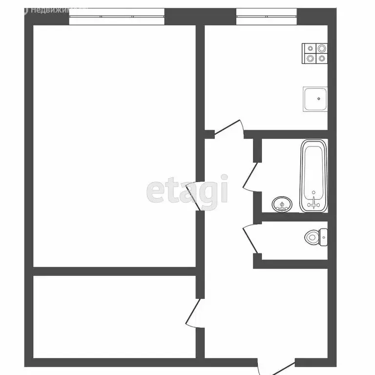 1-комнатная квартира: Саранск, улица Воинова, 2к13 (32.1 м) - Фото 1
