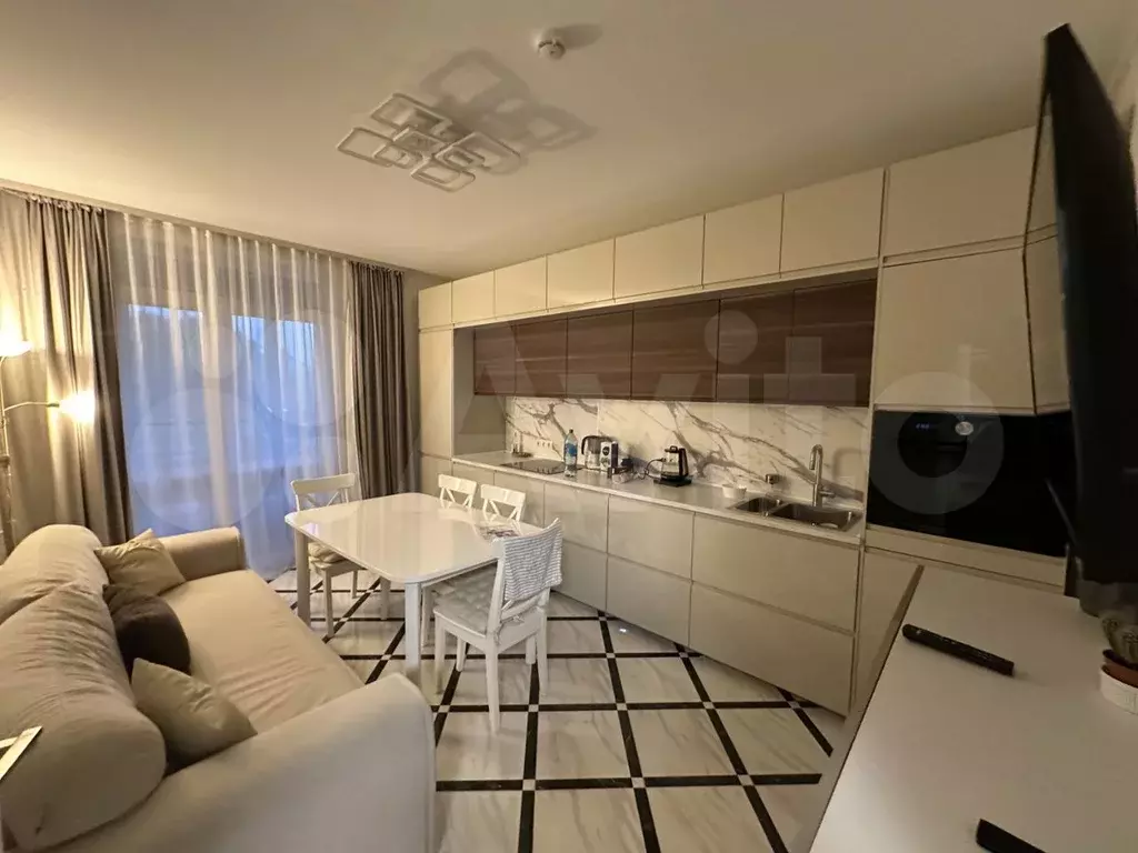 1-к. квартира, 59 м, 4/9 эт. - Фото 1