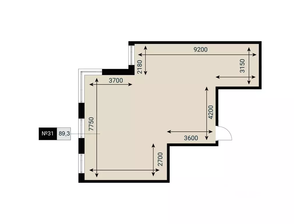 Офис в Москва Кастанаевская ул., 16С1 (89 м) - Фото 1