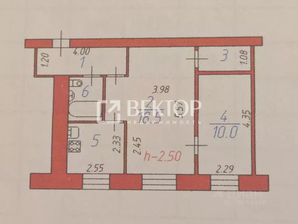 2-к кв. Ивановская область, Иваново ул. Кирякиных, 5 (45.0 м) - Фото 1