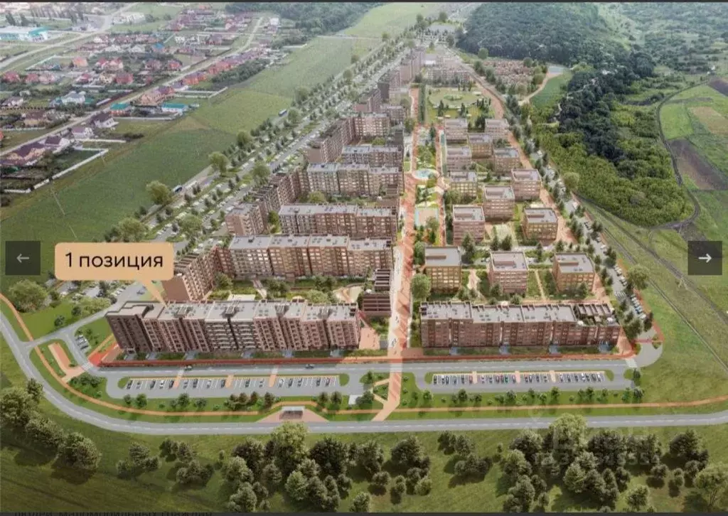 3-к кв. Белгородская область, Белгородский район, Северный городское ... - Фото 1