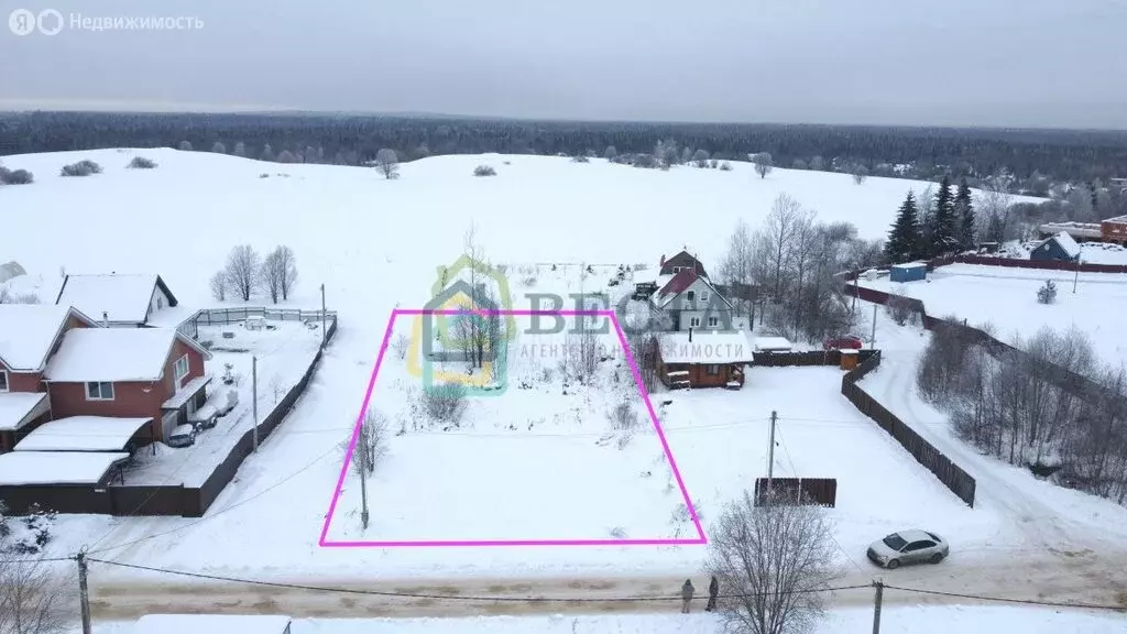 Участок в Лесколовское сельское поселение, деревня Рохма (15 м) - Фото 1