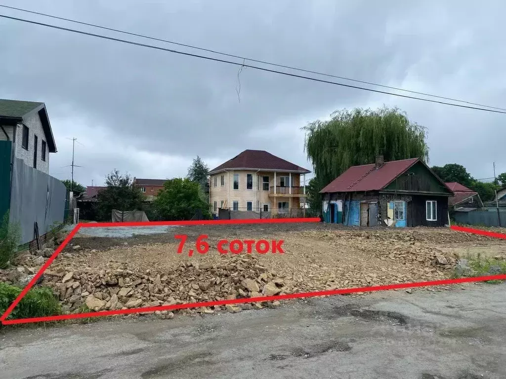 Участок в Приморский край, Владивосток ул. Джамбула, 3 (7.6 сот.) - Фото 0