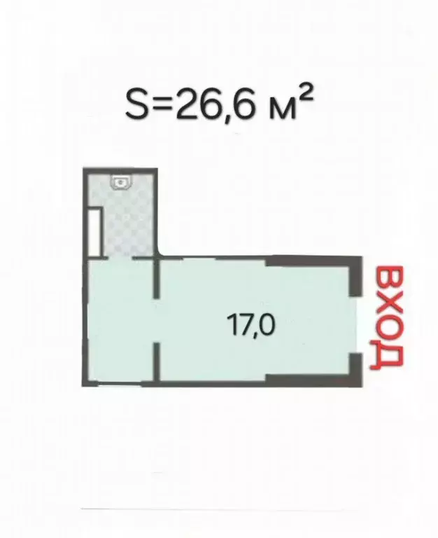 Помещение свободного назначения в Москва ул. Маресьева, 12к4 (27 м) - Фото 1