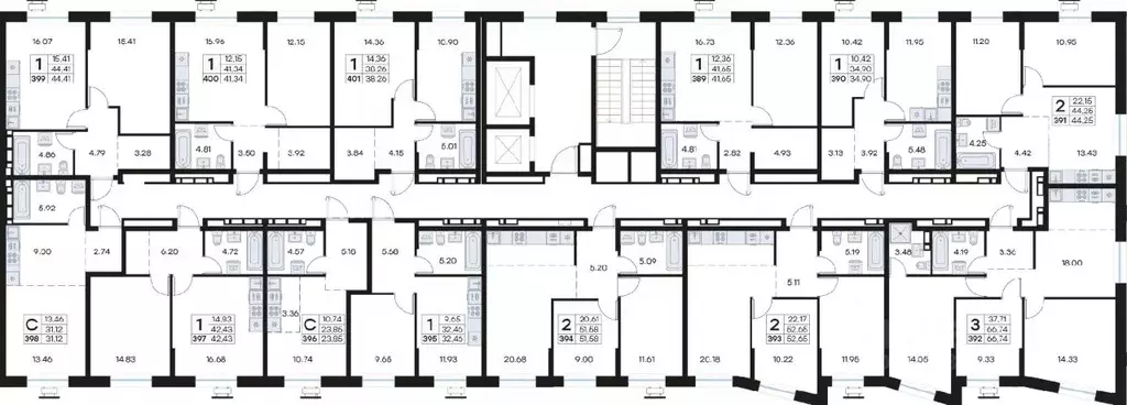 1-к кв. Приморский край, Владивосток Клуб 25 жилой комплекс, 1 (32.46 ... - Фото 2