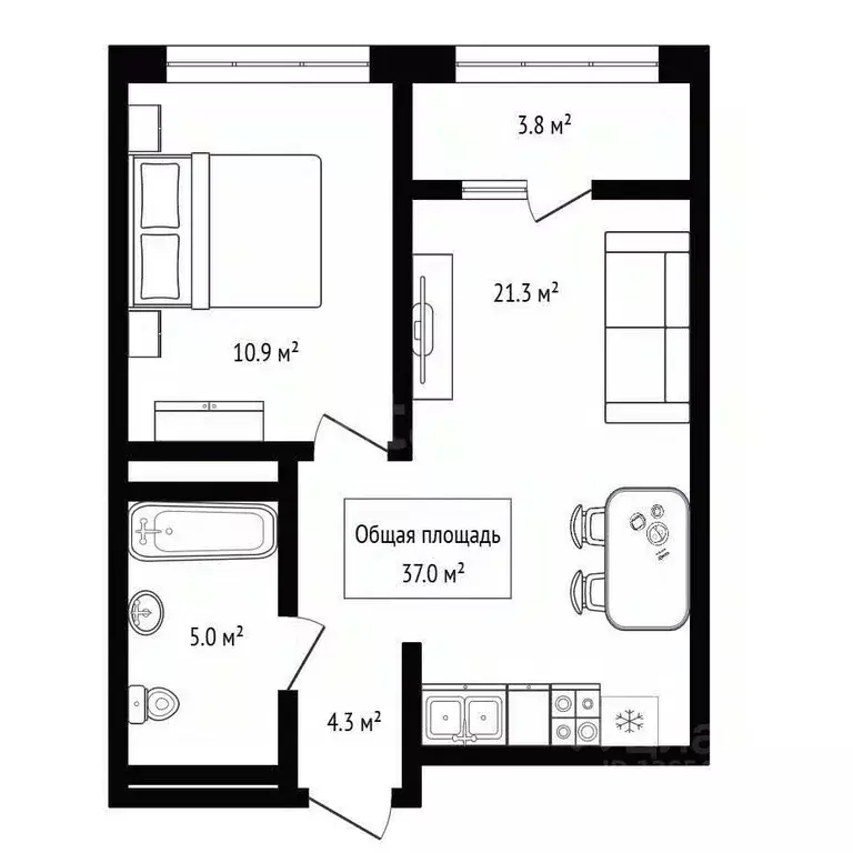 Студия Новосибирская область, Новосибирск ул. Виктора Шевелева, 38/1 ... - Фото 2