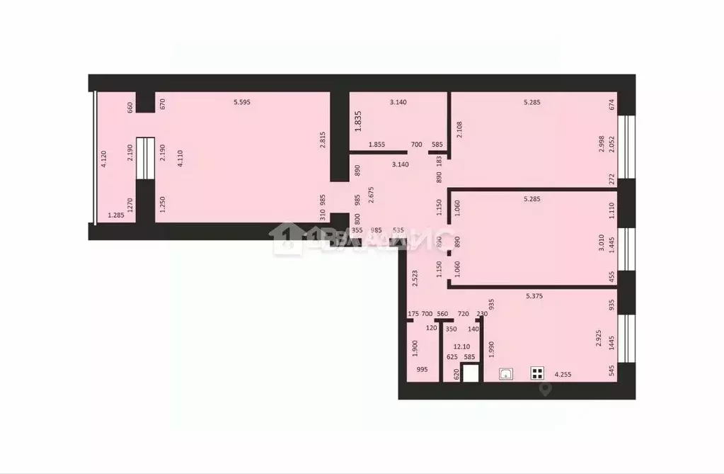 3-к кв. Ивановская область, Иваново ул. Добролюбова, 10 (90.0 м) - Фото 2
