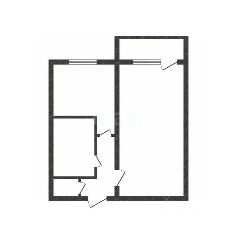 1-к кв. Белгородская область, Шебекино ул. Ленина, 78 (29.6 м) - Фото 1