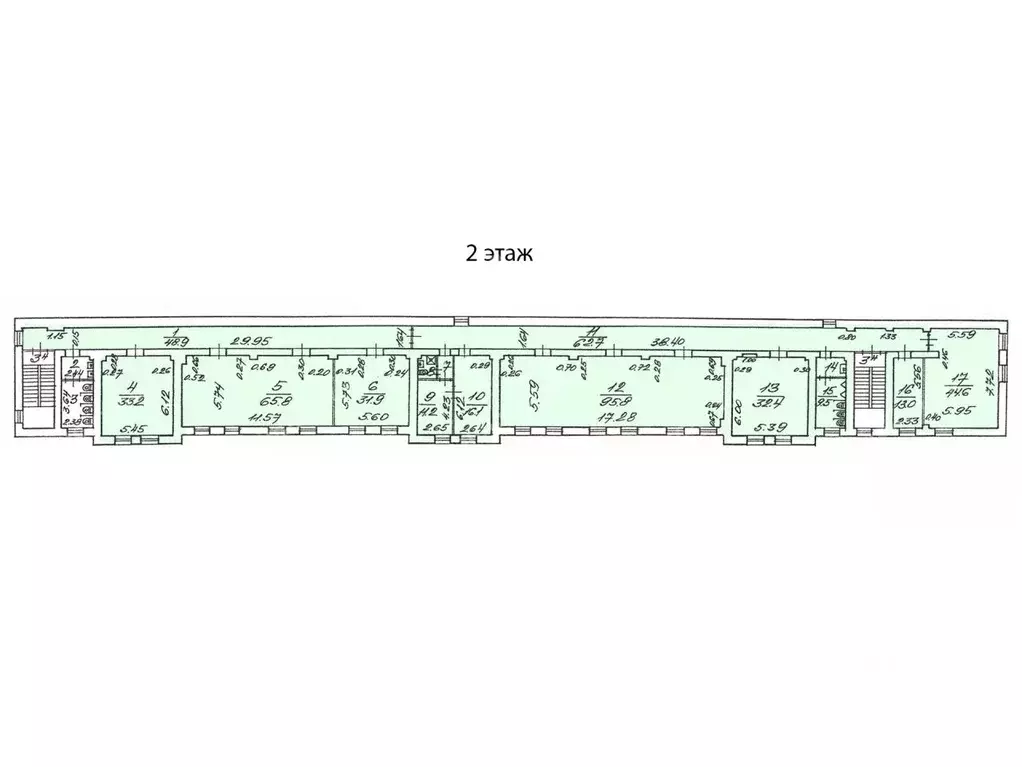 Офис в Санкт-Петербург Лесной просп., 19-21Ж (450 м) - Фото 2
