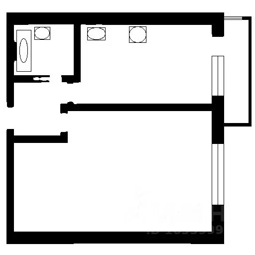 1-к кв. Москва ул. Гарибальди, 4К5 (35.0 м) - Фото 2
