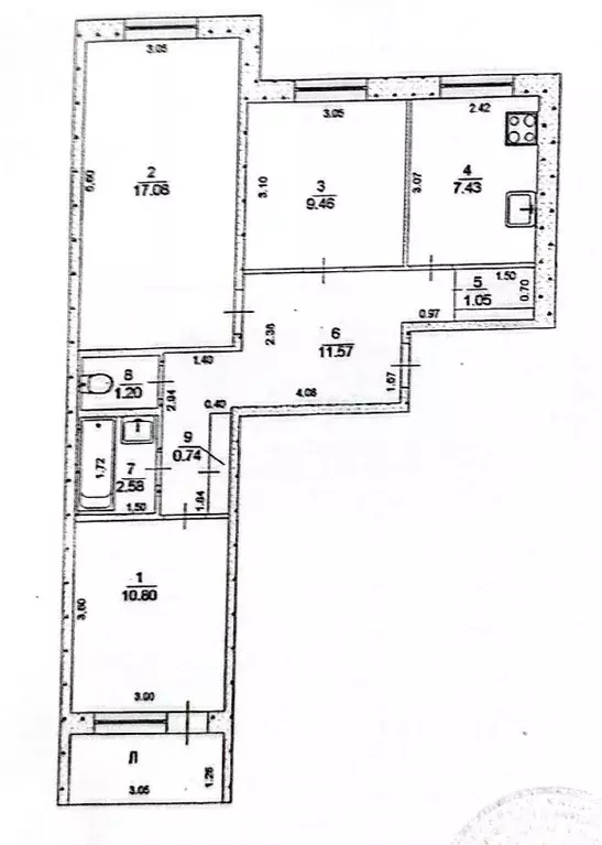 3-к кв. Ульяновская область, Ульяновск Львовский бул., 18 (61.9 м) - Фото 2