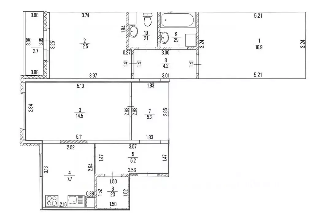 3-к кв. Свердловская область, Екатеринбург муниципальное образование, ... - Фото 1