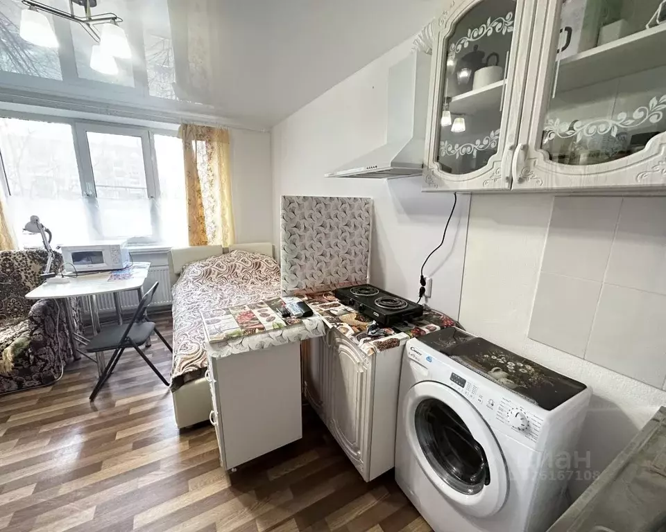 Студия Санкт-Петербург ул. Антонова-Овсеенко, 21 (16.0 м) - Фото 2