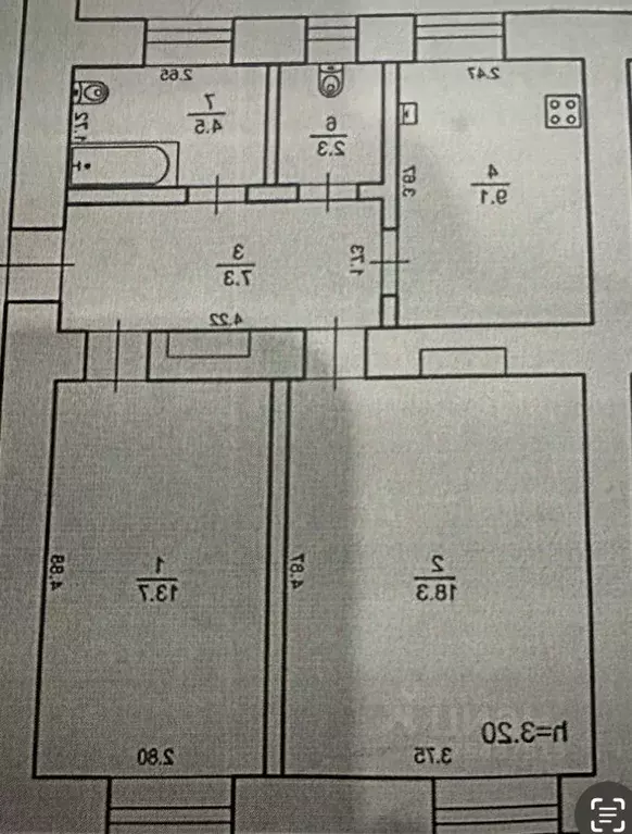 2-к кв. Крым, Евпатория ул. Гагарина, 38 (55.0 м) - Фото 2
