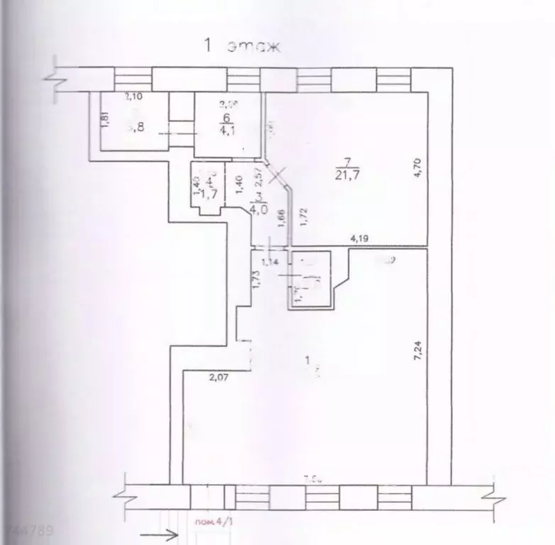 Помещение свободного назначения в Москва ул. Арбат, 38/1С2 (83 м) - Фото 1