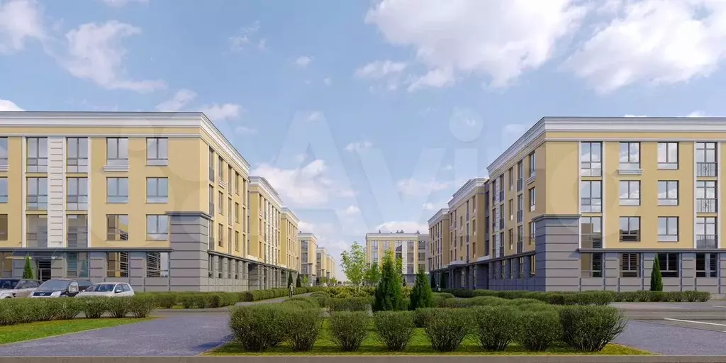 3-к. квартира, 89,3 м, 4/4 эт. - Фото 0