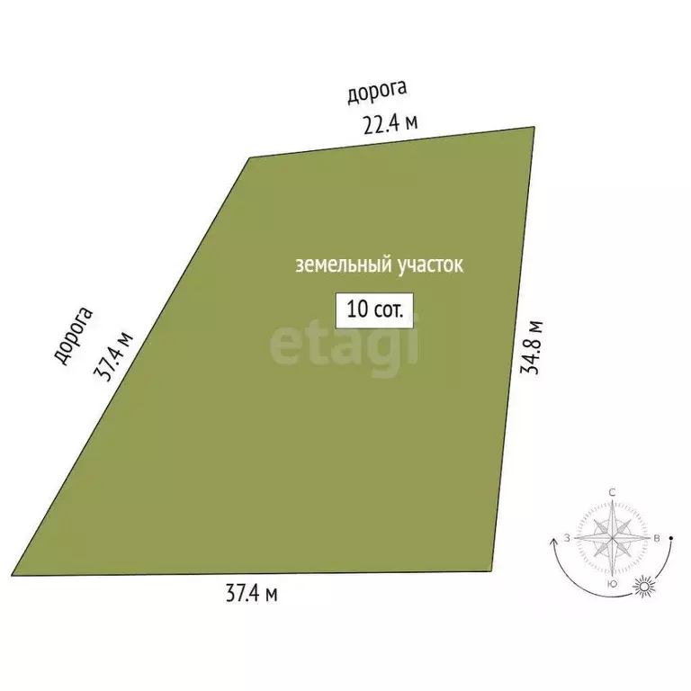 Участок в Тюменская область, Нижнетавдинский муниципальный округ, д. ... - Фото 2