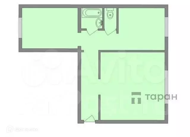 2-к. квартира, 57 м, 2/11 эт. - Фото 0