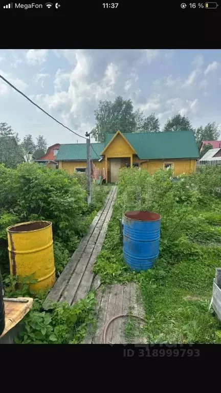 Дом в Ханты-Мансийский АО, Сургут Север-1 СТ, ул. Калиновая (45 м) - Фото 0