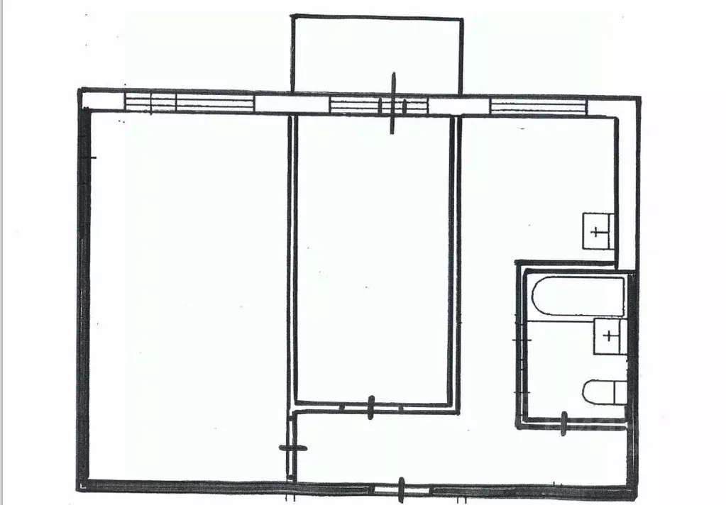 2-к кв. Калининградская область, Калининград Молдавская ул., 5 (45.4 ... - Фото 2