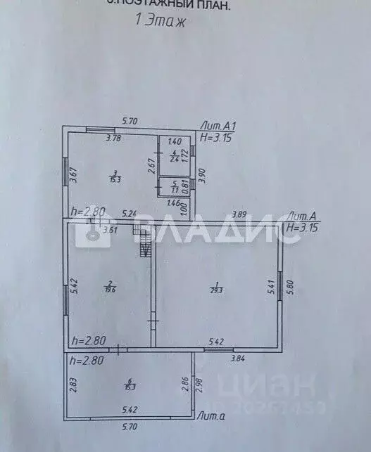 Дом в Калужская область, Перемышльский район Р-92, 41-й км (126 м) - Фото 2