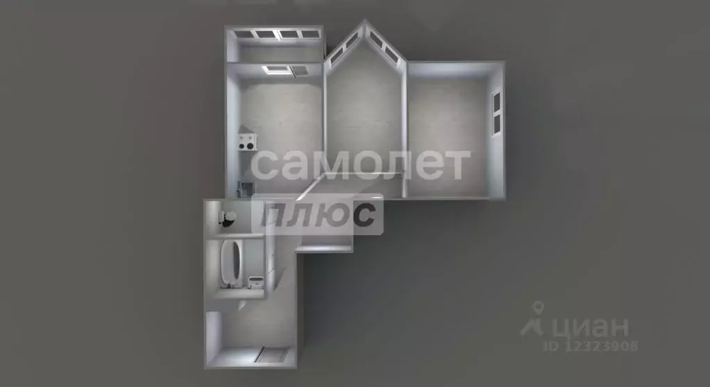2-к кв. Московская область, Подольск просп. Ленина, 8а (71.0 м) - Фото 2