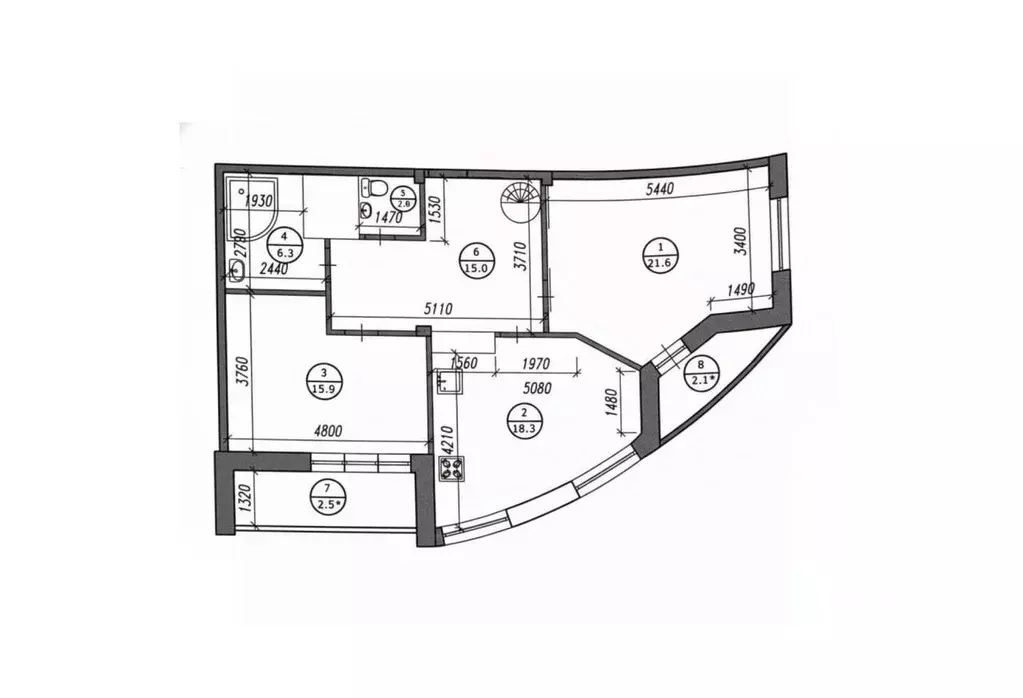4-к кв. Московская область, Королев ул. Болдырева, 5 (162.1 м) - Фото 2