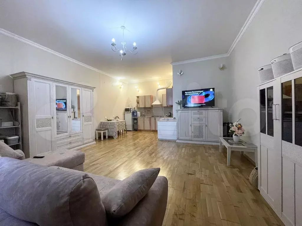 Квартира-студия, 45 м, 1/3 эт. - Фото 1