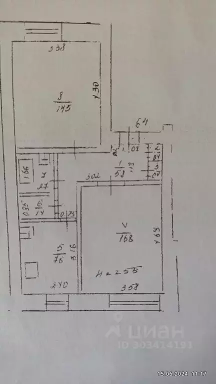 2-к кв. Башкортостан, Уфа Борисоглебская ул., 21/1 (49.6 м) - Фото 0