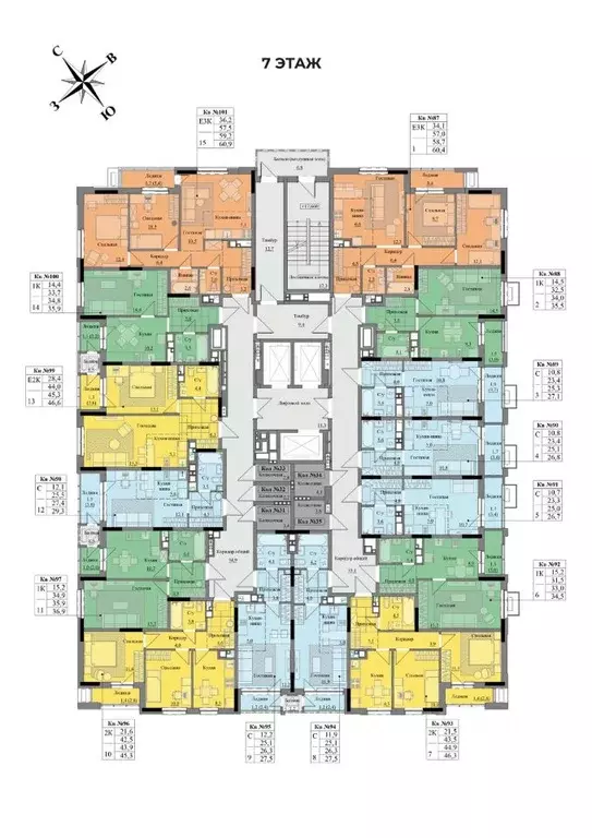 1-к кв. Удмуртия, Ижевск Краски Леса жилой комплекс (35.9 м) - Фото 2
