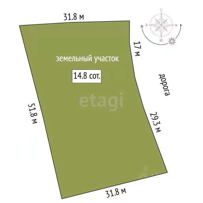 Участок в Тюменская область, Тюменский муниципальный округ, с. Каменка ... - Фото 1