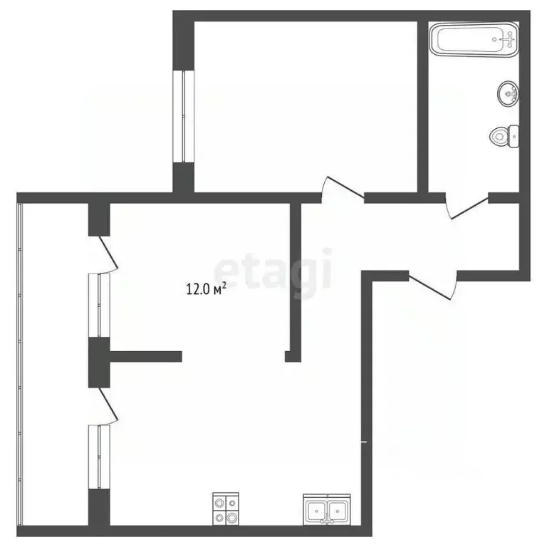 2-к кв. Московская область, Егорьевск Заречье мкр, 27 (55.0 м) - Фото 2