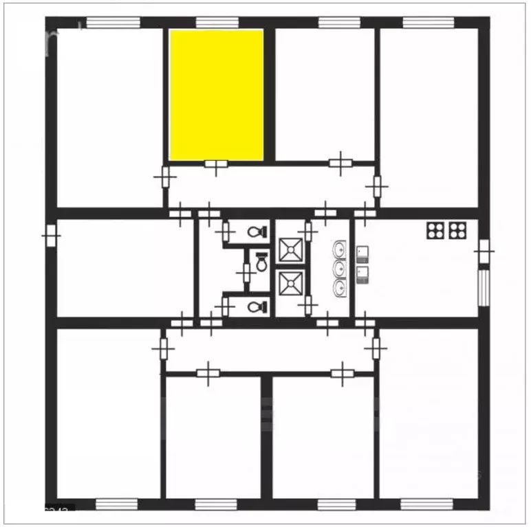 Комната Санкт-Петербург Искровский просп., 6К2 (12.6 м) - Фото 1