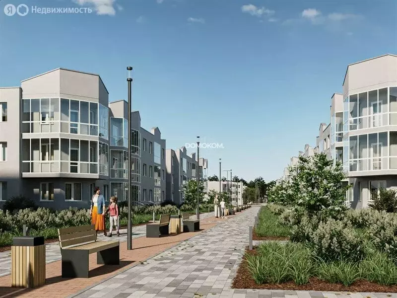 2-комнатная квартира: Заречный, Счастливая улица, 4 (65.5 м) - Фото 1