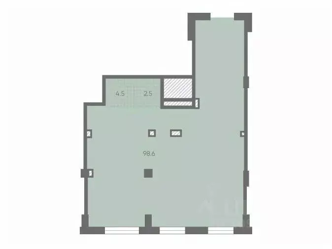 Помещение свободного назначения в Санкт-Петербург Партизанская ул., 5 ... - Фото 1