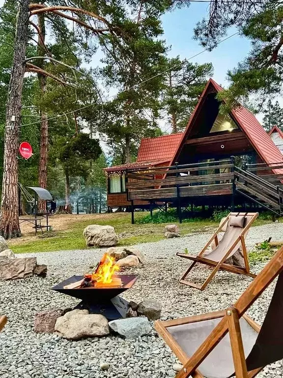 Дом в Карачаево-Черкесия, Зеленчукский район, с. Архыз  (52 м) - Фото 0