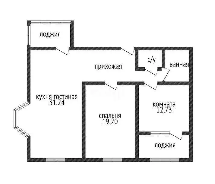 2-комнатная квартира: Краснодар, улица Строителей, 21 (79 м) - Фото 0