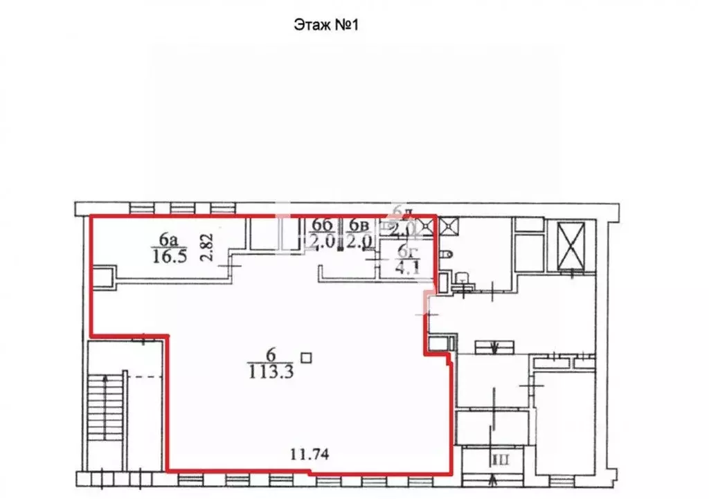 Помещение свободного назначения в Москва Нижний Кисельный пер., 4 (140 ... - Фото 2