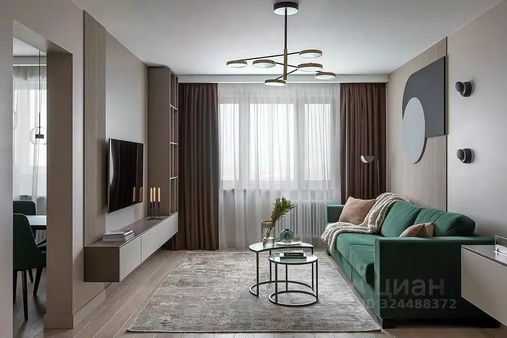 3-к кв. Москва 2-я Фрунзенская ул., 8 (126.0 м) - Фото 1