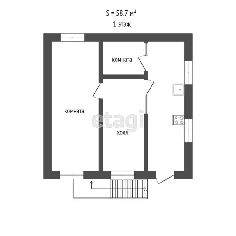 Дом в Севастополь Балаклавский муниципальный округ, Луч садоводческое ... - Фото 2