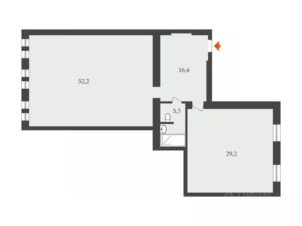 Офис в Санкт-Петербург Фурштатская ул., 17 (103 м) - Фото 2