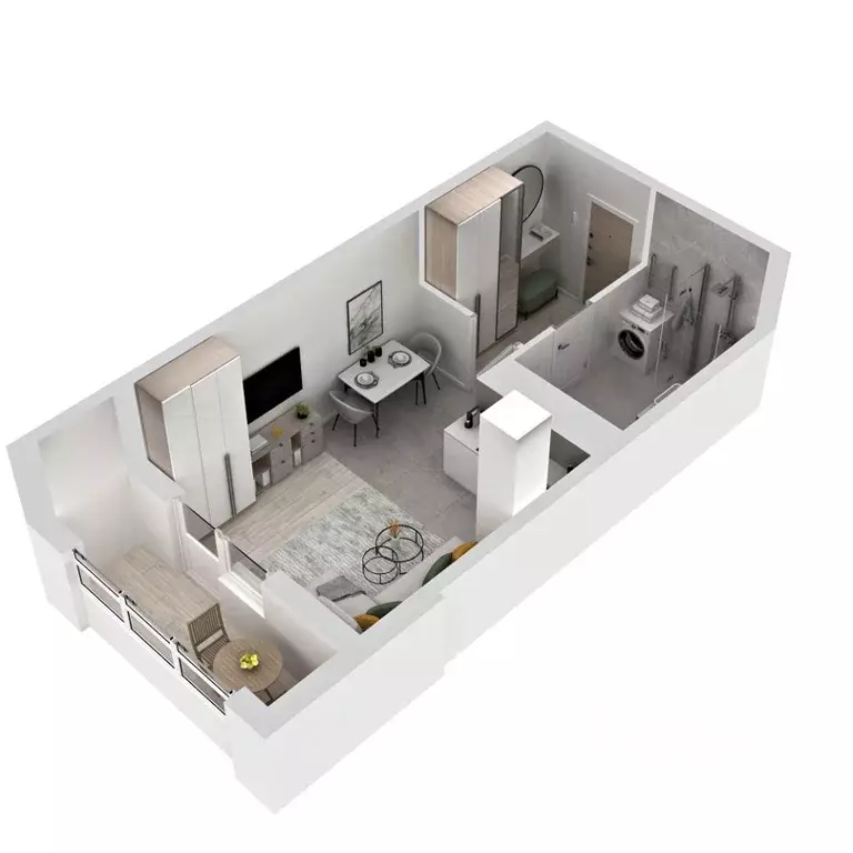 1-к кв. Приморский край, Владивосток ул. Расула Гамзатова, 7к1 (25.3 ... - Фото 2