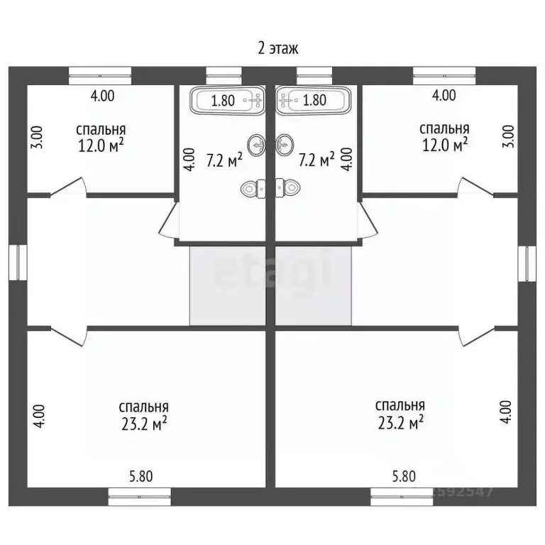 Дом в Крым, Симферопольский район, Трудовское с/пос, пос. Айкаван ул. ... - Фото 2