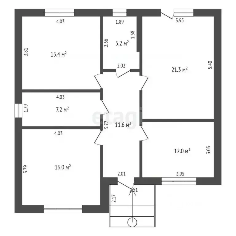 Дом в Ростовская область, Батайск ул. Фрунзе (92 м) - Фото 1