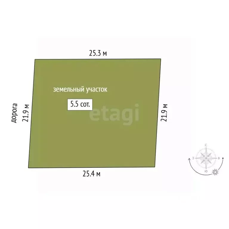 Участок в Тюменская область, Тюменский муниципальный округ, ... - Фото 2