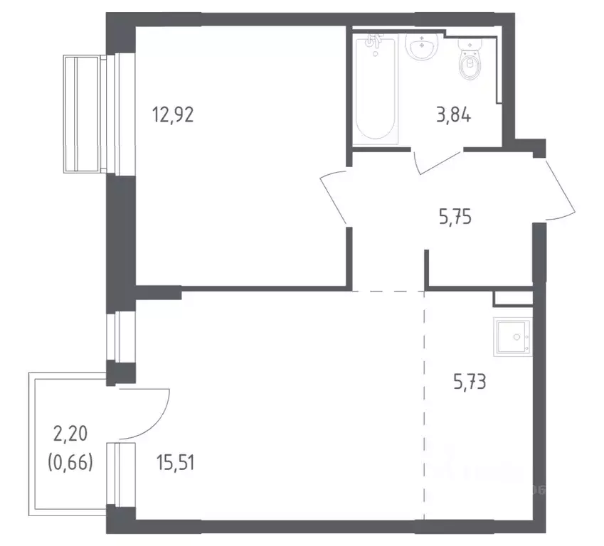 1-к кв. Московская область, Одинцовский городской округ, с. Лайково, ... - Фото 1