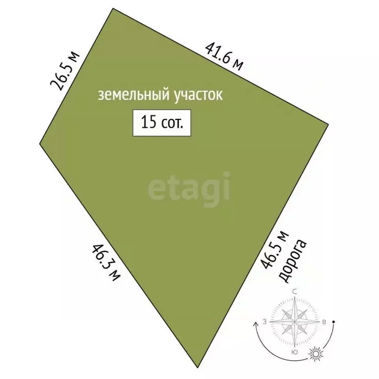 Участок в Тамбовская область, Тамбовский муниципальный округ, Ясная ... - Фото 1
