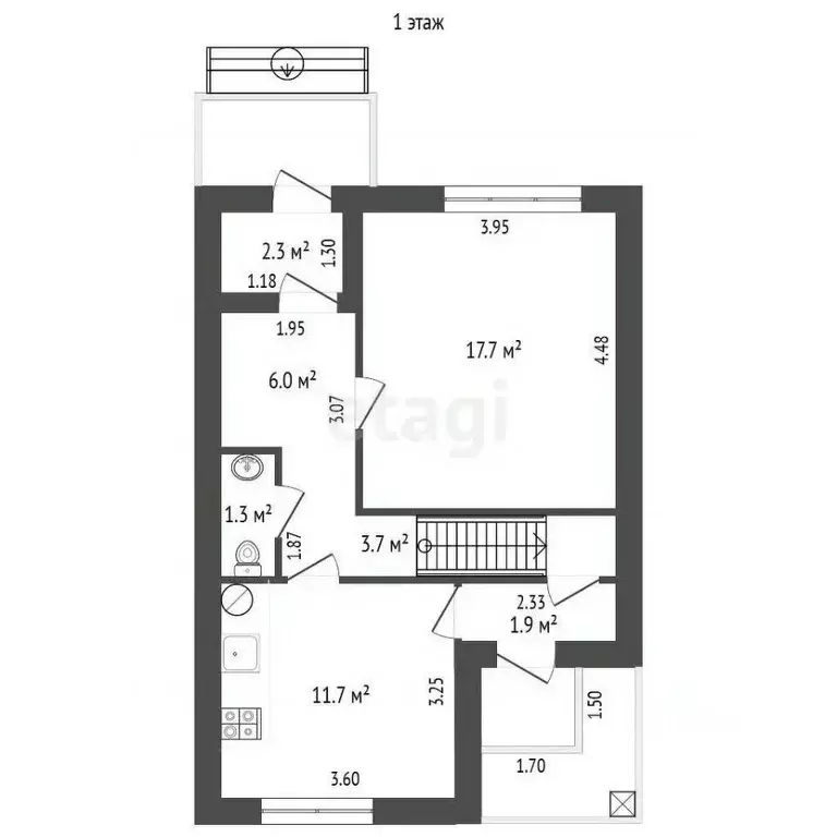 Дом в Краснодарский край, Крымск Адагумская ул., 314А (104 м) - Фото 2