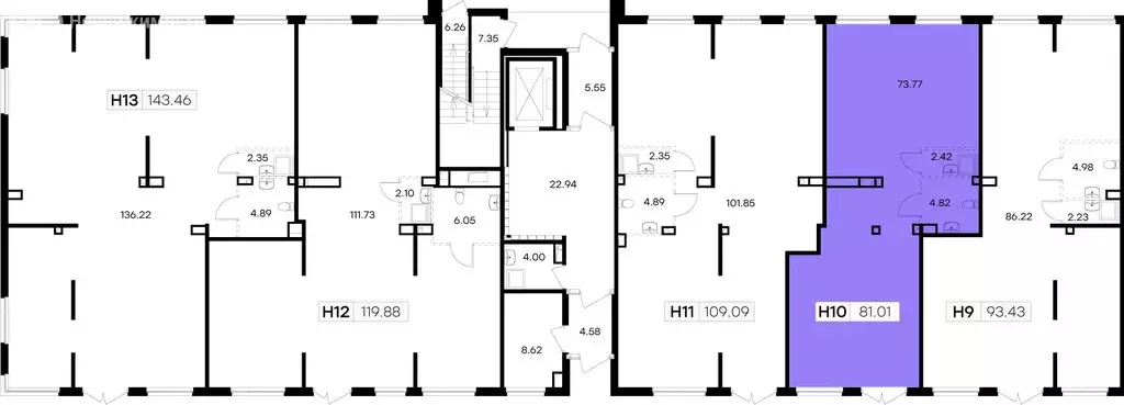 Помещение свободного назначения (81.01 м) - Фото 2